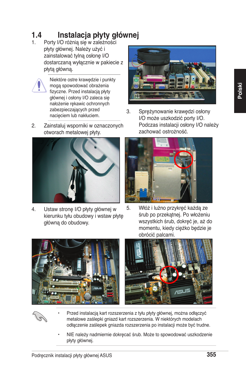 4 instalacja płyty głównej | chiliGREEN P5G41T-M LX2 User Manual | Page 357 / 722