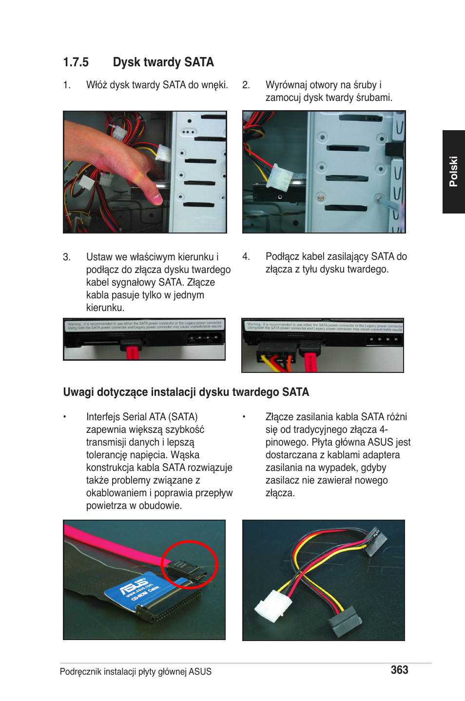 5 dysk twardy sata | chiliGREEN P5G41T-M LX2 User Manual | Page 365 / 722