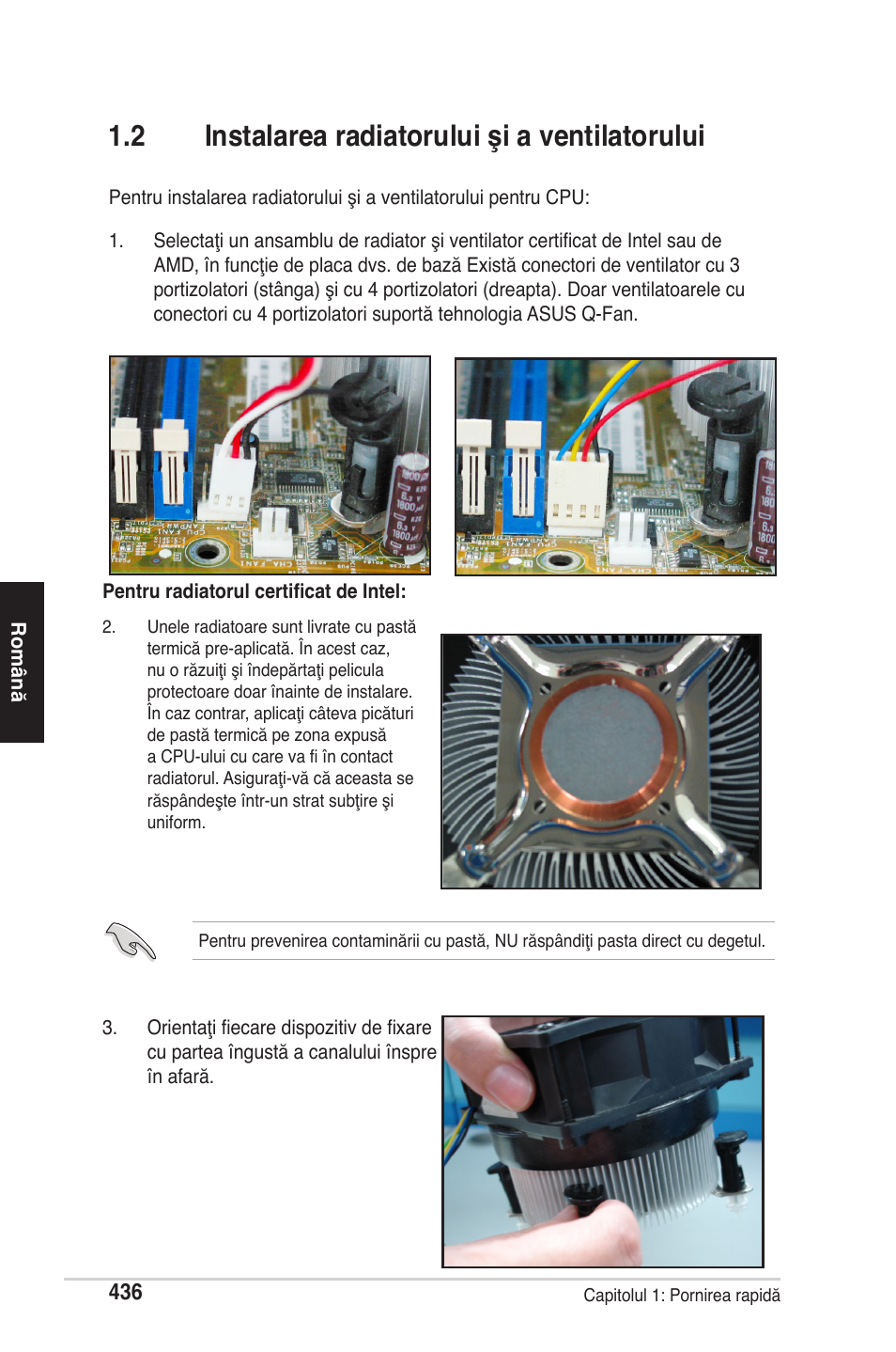 2 instalarea radiatorului şi a ventilatorului | chiliGREEN P5G41T-M LX2 User Manual | Page 438 / 722