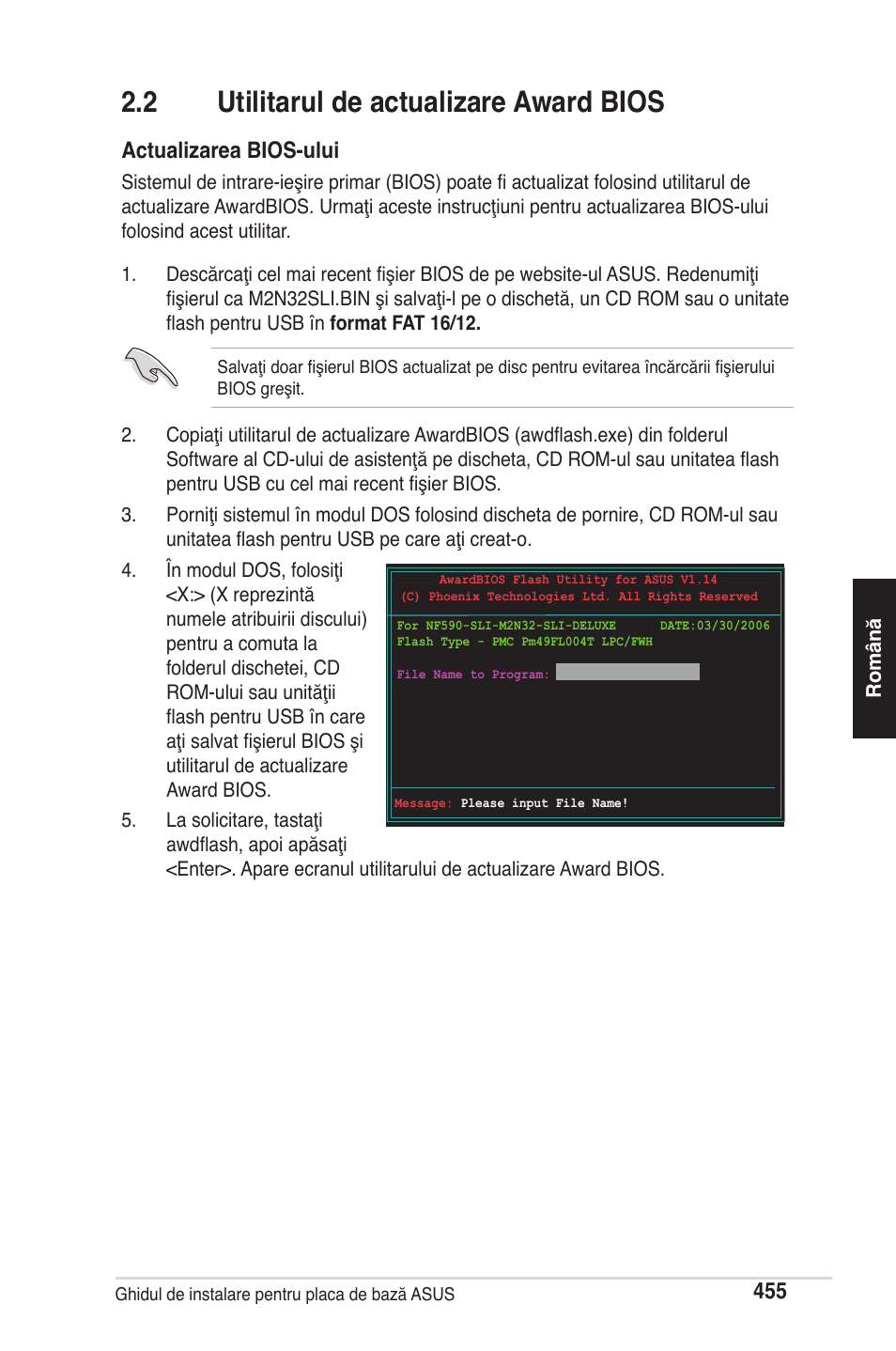 2 utilitarul de actualizare award bios, Actualizarea bios-ului | chiliGREEN P5G41T-M LX2 User Manual | Page 457 / 722