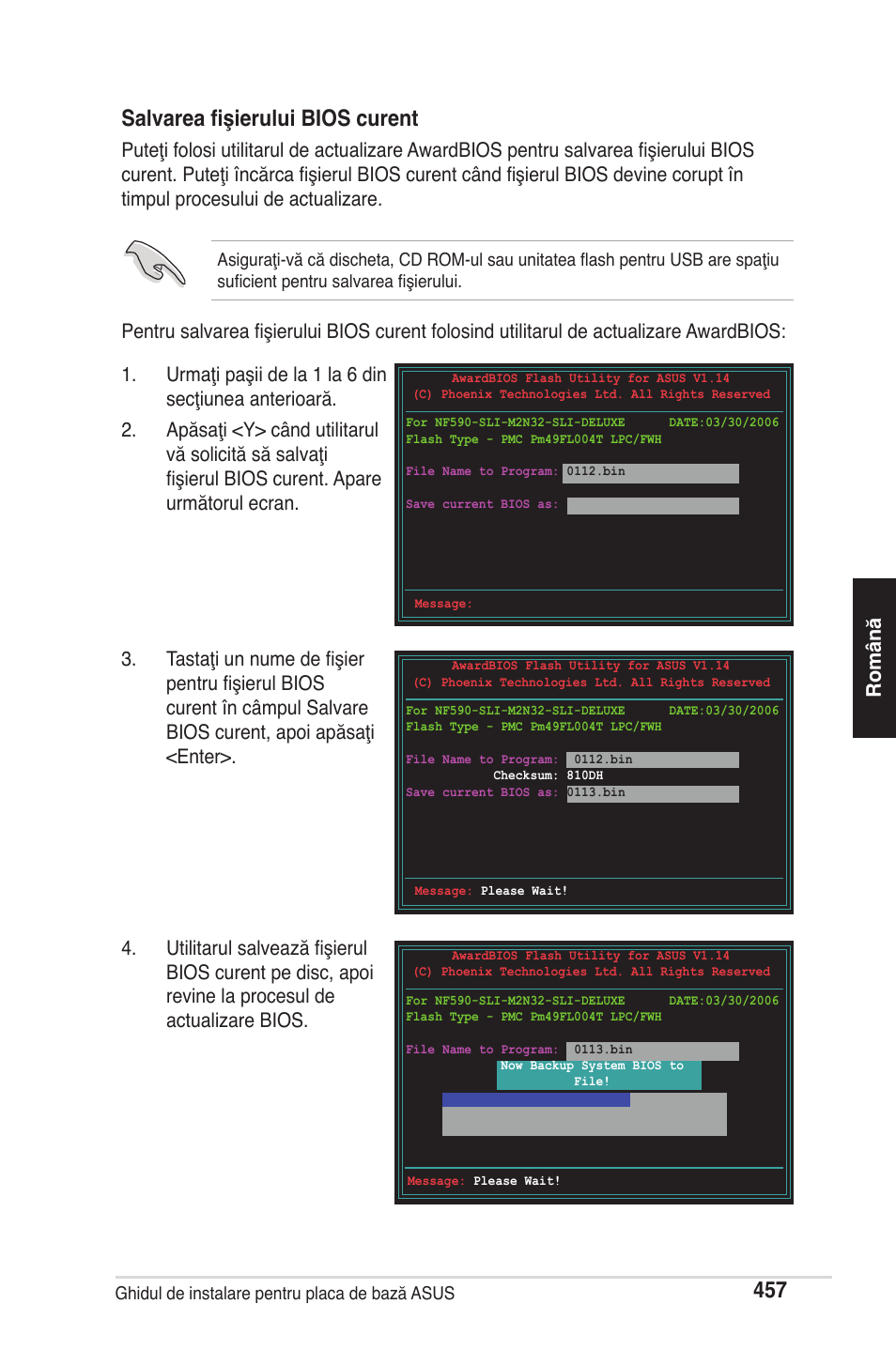 Salvarea fişierului bios curent | chiliGREEN P5G41T-M LX2 User Manual | Page 459 / 722