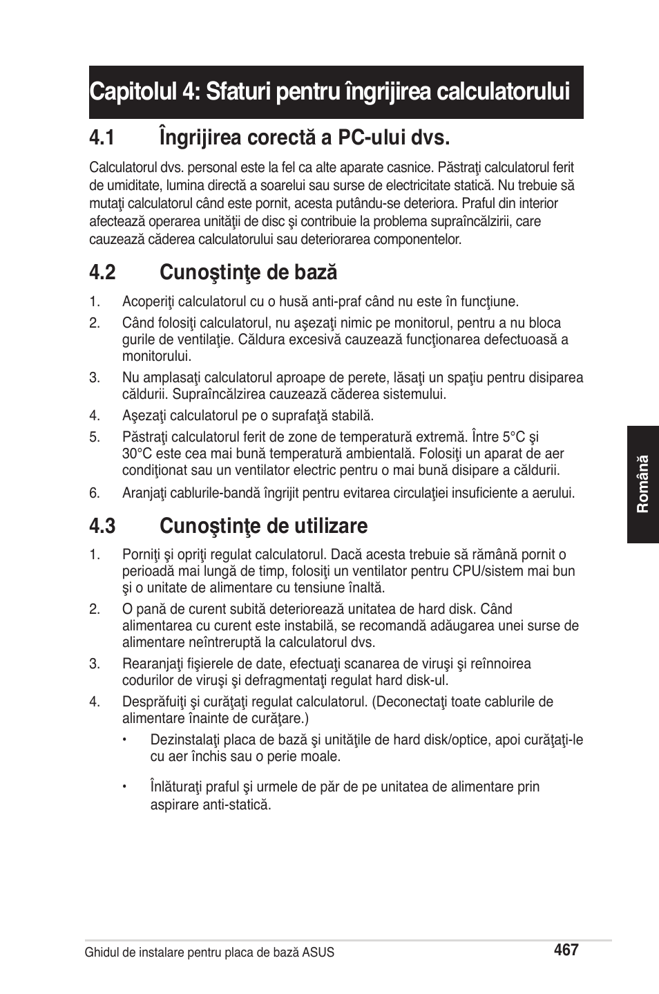 1 îngrijirea corectă a pc-ului dvs, 2 cunoştinţe de bază, 3 cunoştinţe de utilizare | chiliGREEN P5G41T-M LX2 User Manual | Page 469 / 722