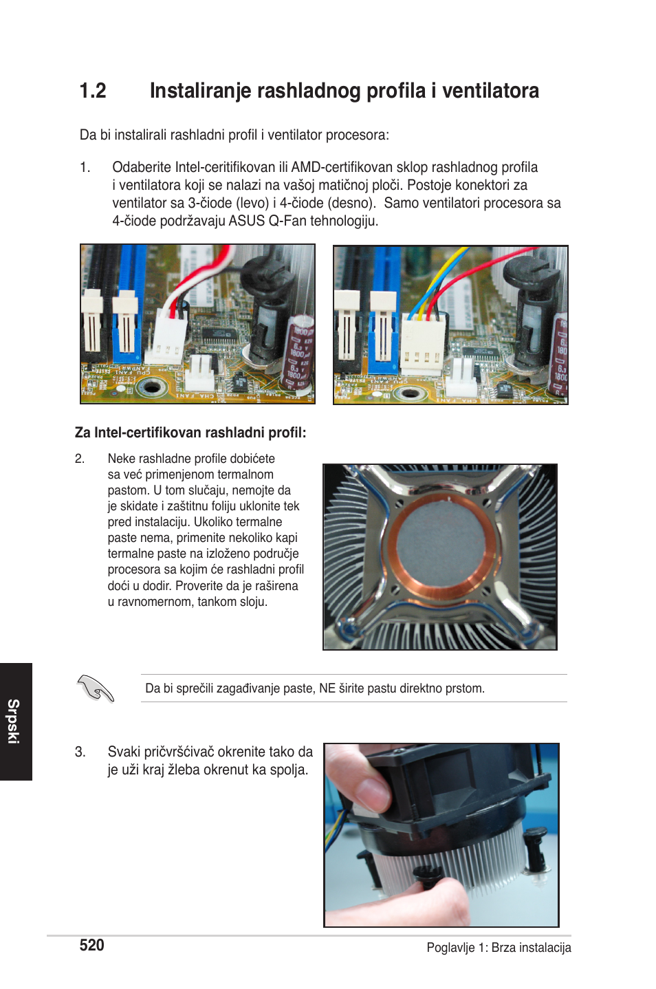 2 instaliranje rashladnog profila i ventilatora | chiliGREEN P5G41T-M LX2 User Manual | Page 522 / 722