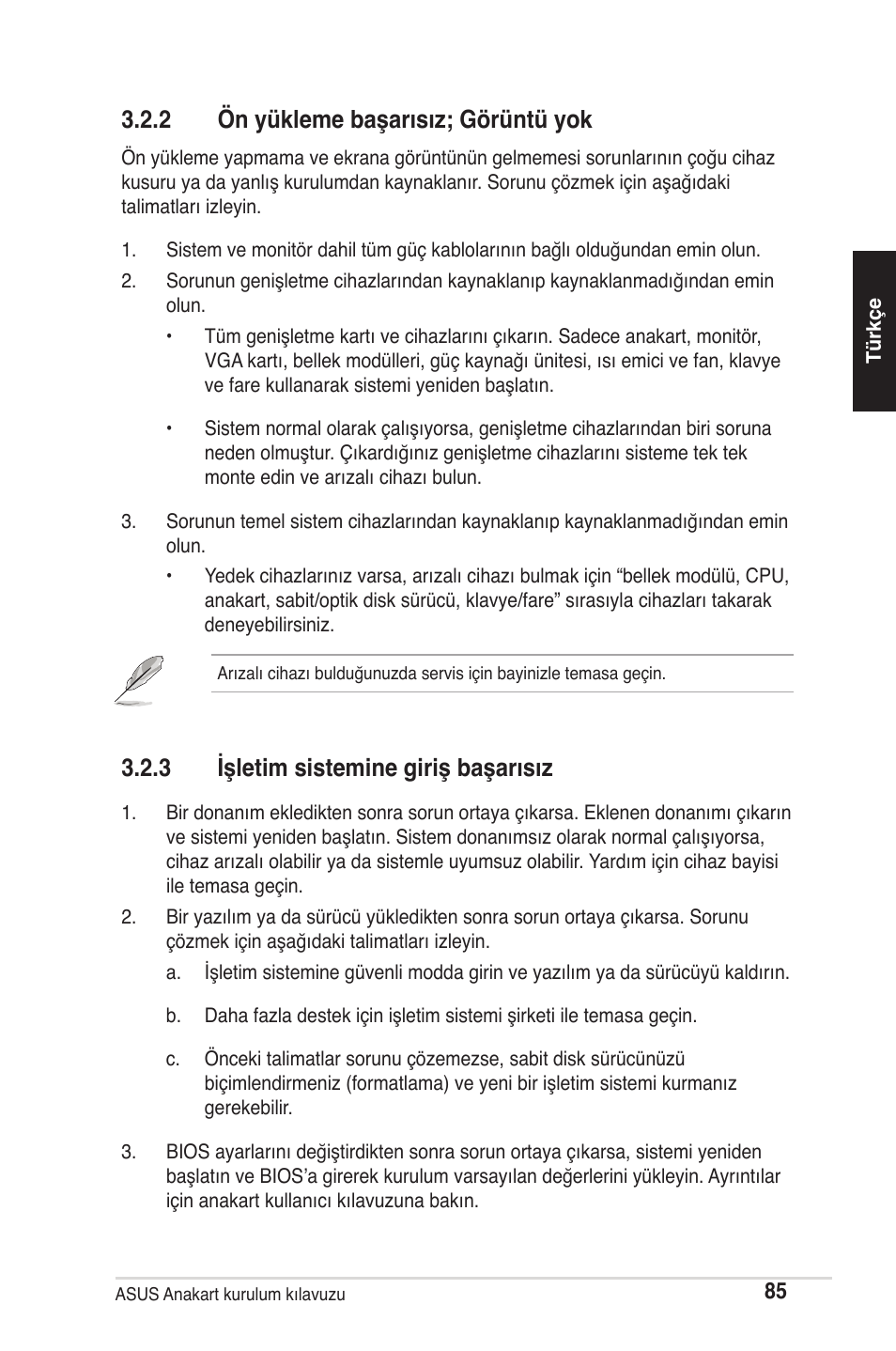 2 ön yükleme başarısız; görüntü yok, 3 işletim sistemine giriş başarısız | chiliGREEN P5G41T-M LX2 User Manual | Page 87 / 722