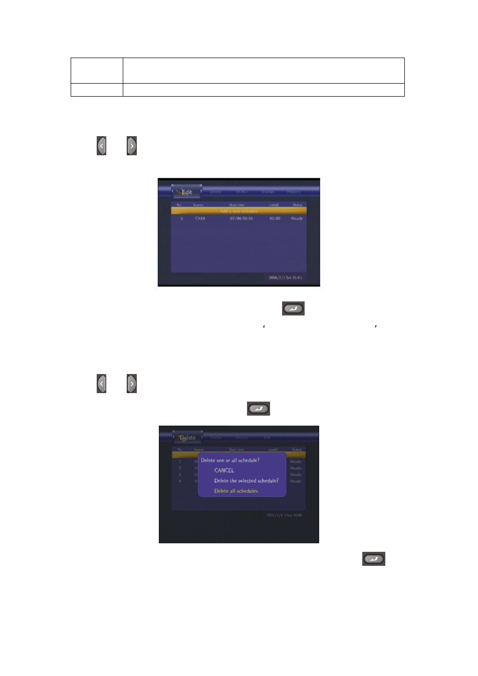 2 editing schedule, 3 deleting schedules | chiliGREEN HMC-3903 User Manual | Page 33 / 62