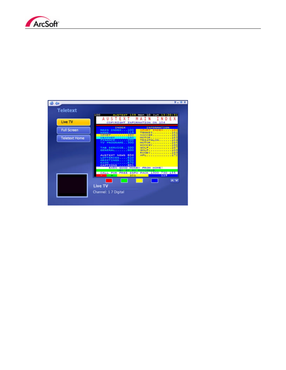 chiliGREEN ArcSoft TotalMedia 3.5 User Manual | Page 16 / 73