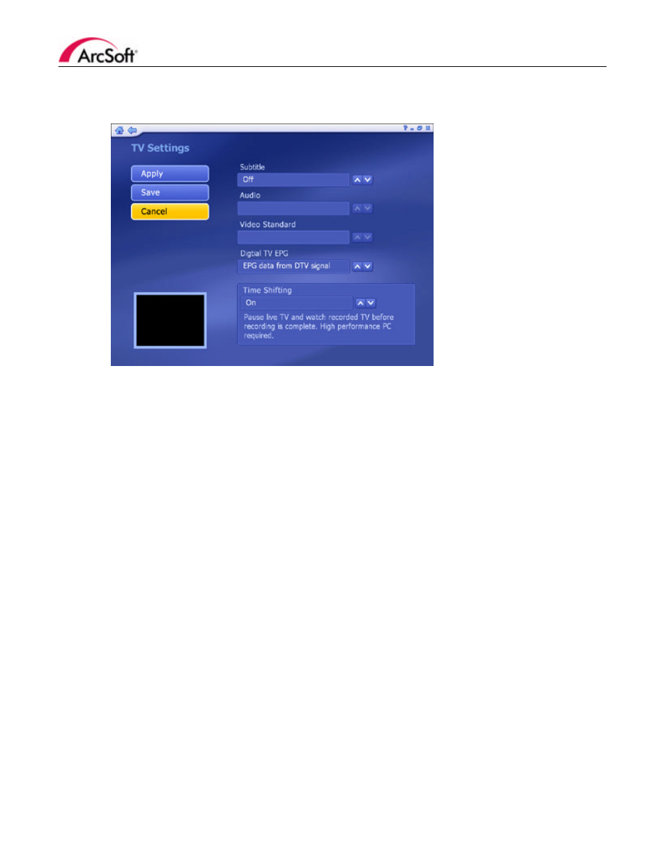 chiliGREEN ArcSoft TotalMedia 3.5 User Manual | Page 20 / 73