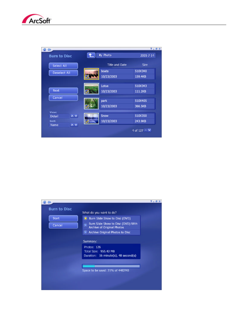 chiliGREEN ArcSoft TotalMedia 3.5 User Manual | Page 33 / 73