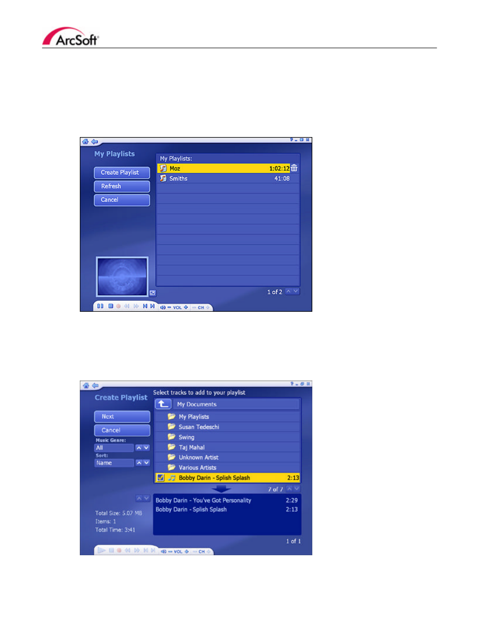 chiliGREEN ArcSoft TotalMedia 3.5 User Manual | Page 36 / 73