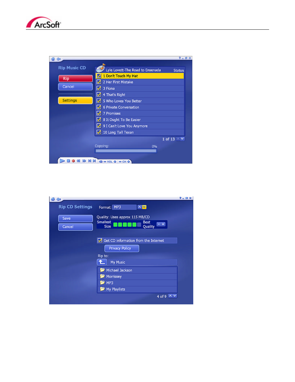 chiliGREEN ArcSoft TotalMedia 3.5 User Manual | Page 40 / 73