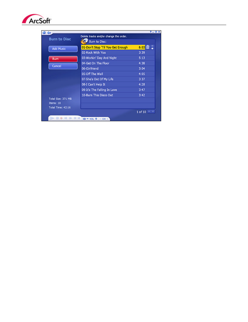 chiliGREEN ArcSoft TotalMedia 3.5 User Manual | Page 42 / 73