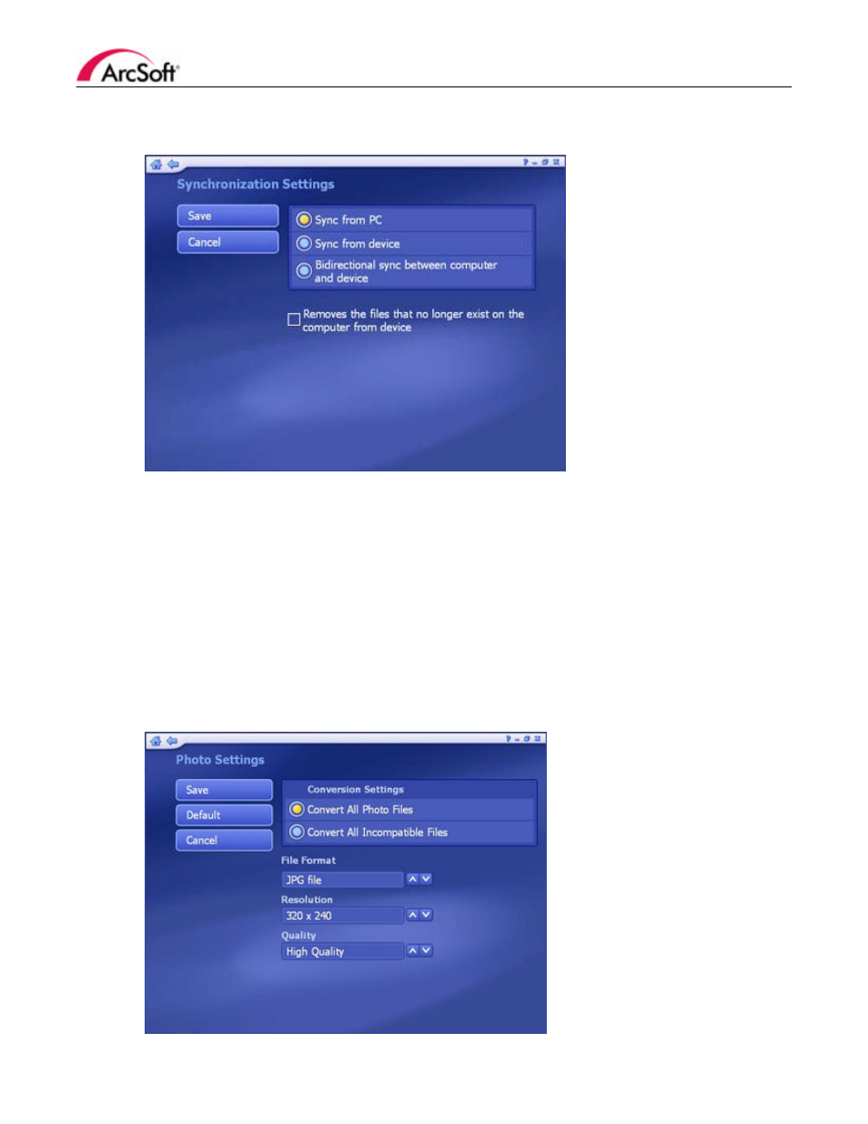 chiliGREEN ArcSoft TotalMedia 3.5 User Manual | Page 56 / 73