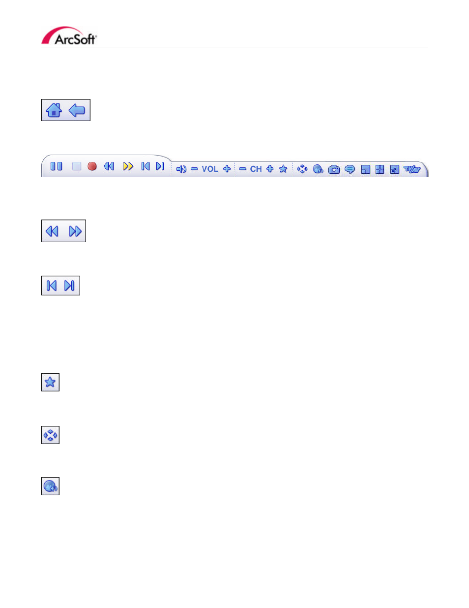 Floating toolbar | chiliGREEN ArcSoft TotalMedia 3.5 User Manual | Page 6 / 73