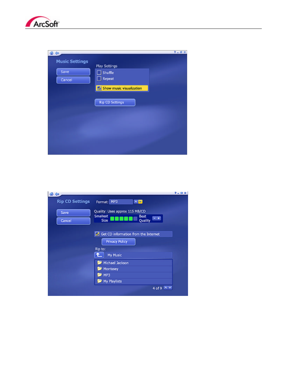 chiliGREEN ArcSoft TotalMedia 3.5 User Manual | Page 66 / 73