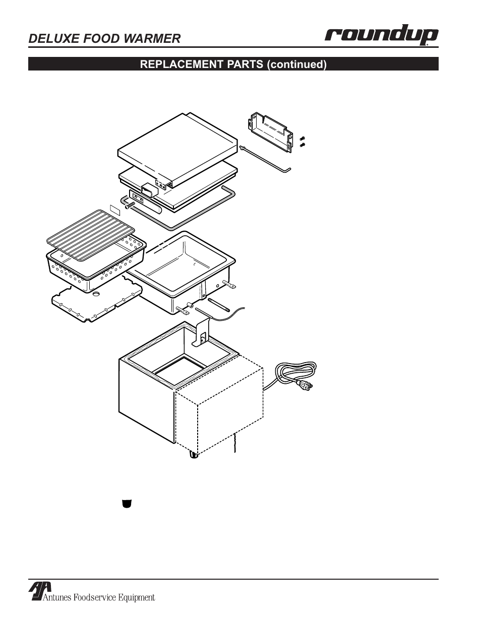 Deluxe food warmer | Antunes, AJ Series 9100100 User Manual | Page 26 / 36