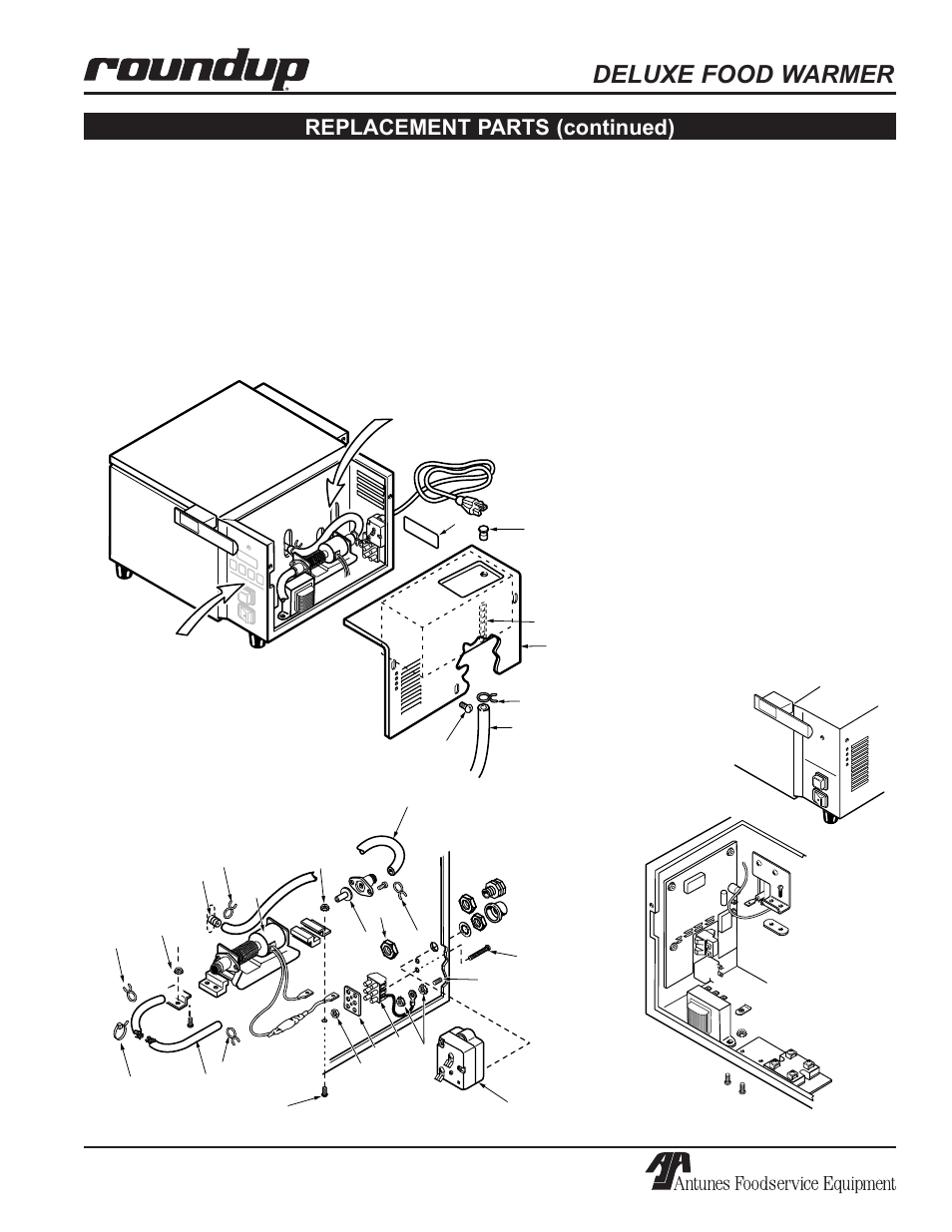 Deluxe food warmer | Antunes, AJ Series 9100100 User Manual | Page 27 / 36