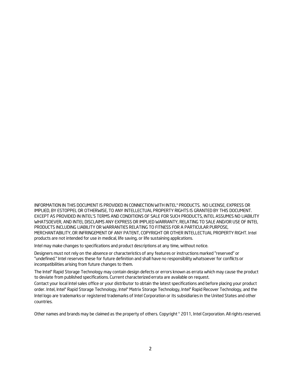 chiliGREEN Home Server: Intel Rapid Storage Technology User Manual | Page 2 / 36