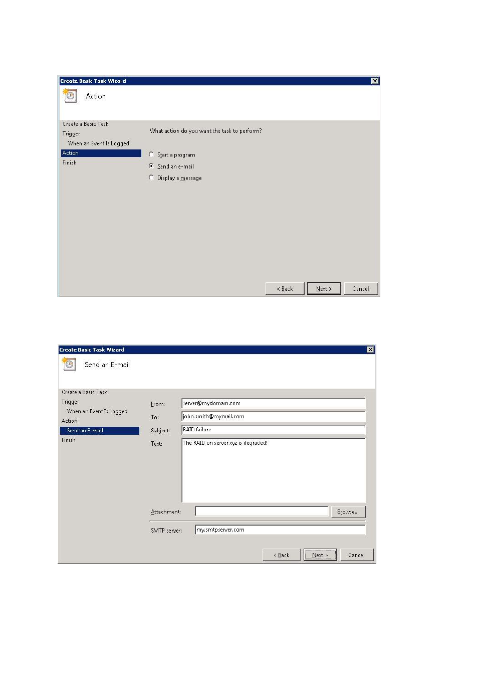 chiliGREEN Home Server: RST Mail Alerts User Manual | Page 3 / 6