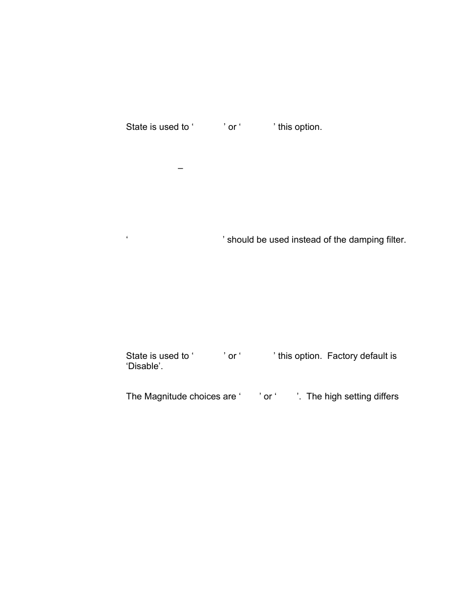 5 vf & gvf damping (filter), 1 state, 2 time constant | 6 vf & gvf noise filter, 2 magnitude | CiDRA SONARtrac PW VF-100 User Manual | Page 160 / 272