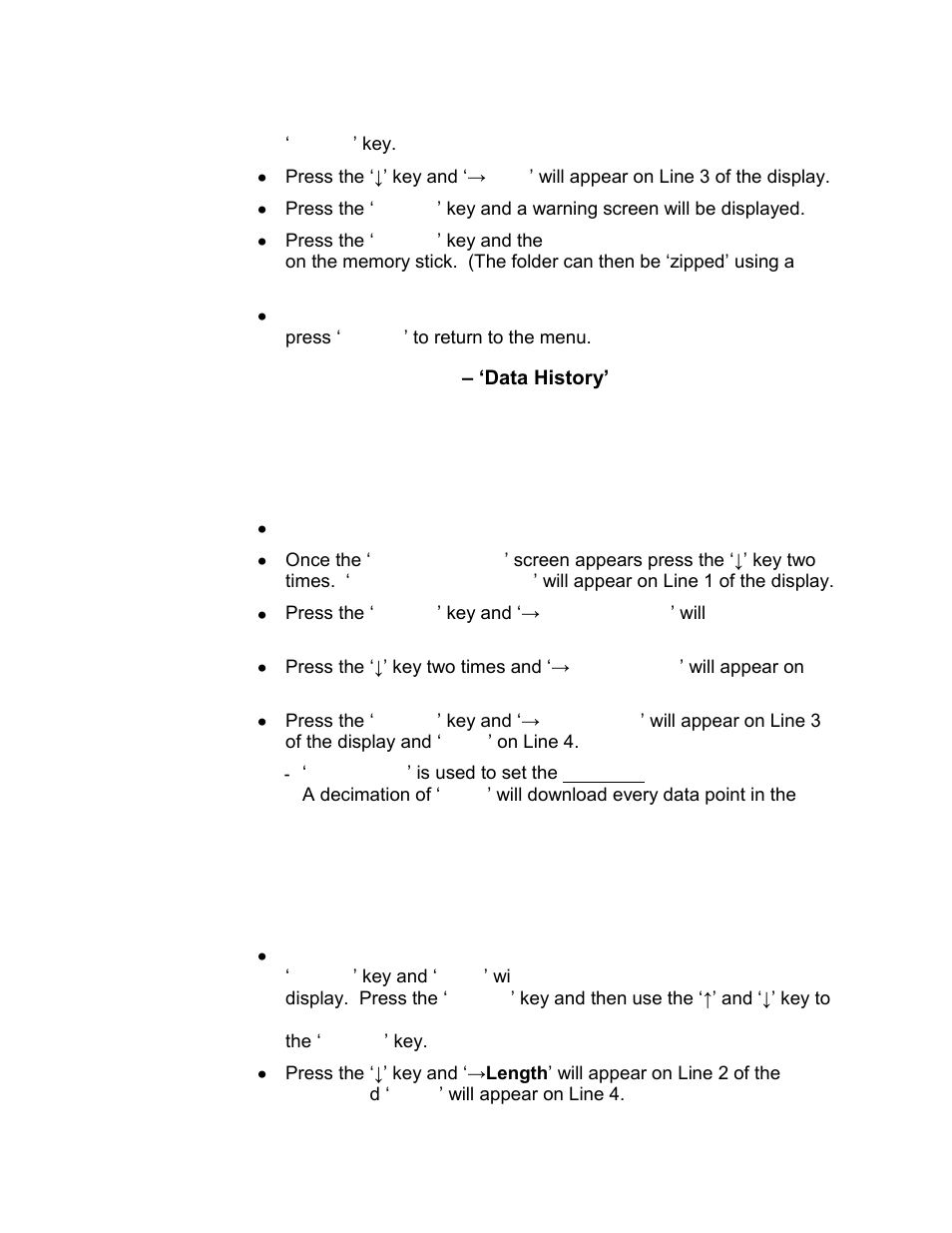 3 advanced functions – ‘data history, Advanced functions, Data history’ -15 | CiDRA SONARtrac PW VF-100 User Manual | Page 209 / 272