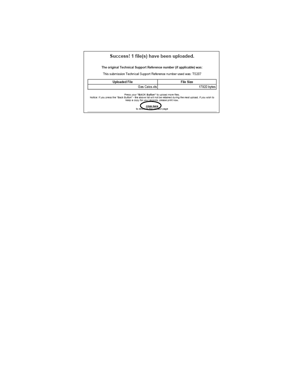 Figure 5, Data uploaded screen | CiDRA SONARtrac PW VF-100 User Manual | Page 217 / 272