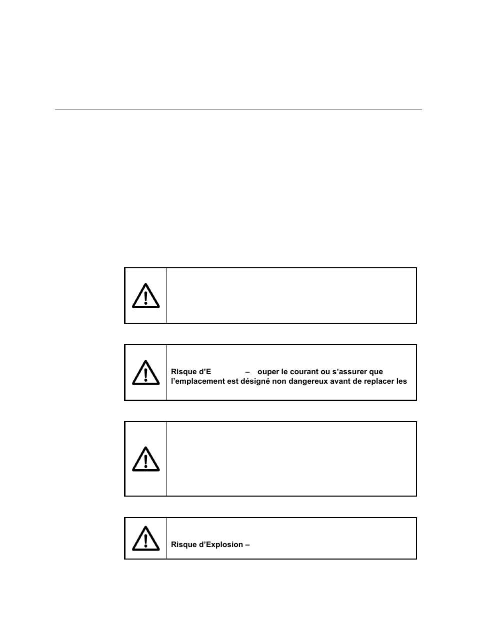 A1.1 power requirements, A1.2 fuse protection, Warning | Avertissement | CiDRA SONARtrac PW VF-100 User Manual | Page 223 / 272