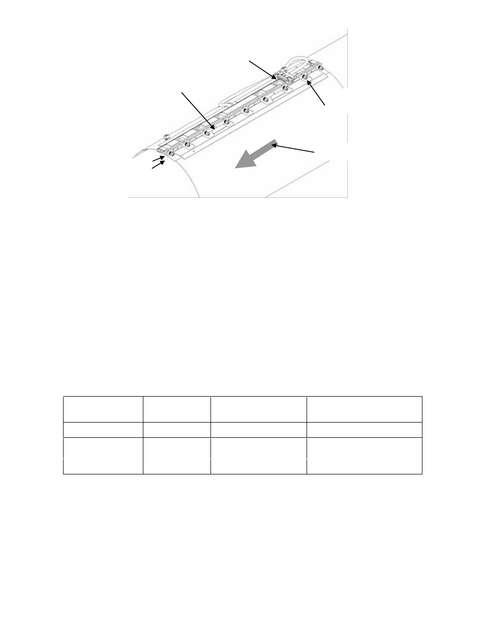 Figure 1, Sensor band screw and alignment pins -9, Table 4 | Gauge block and screw size -9 | CiDRA SONARtrac PW VF-100 User Manual | Page 27 / 272