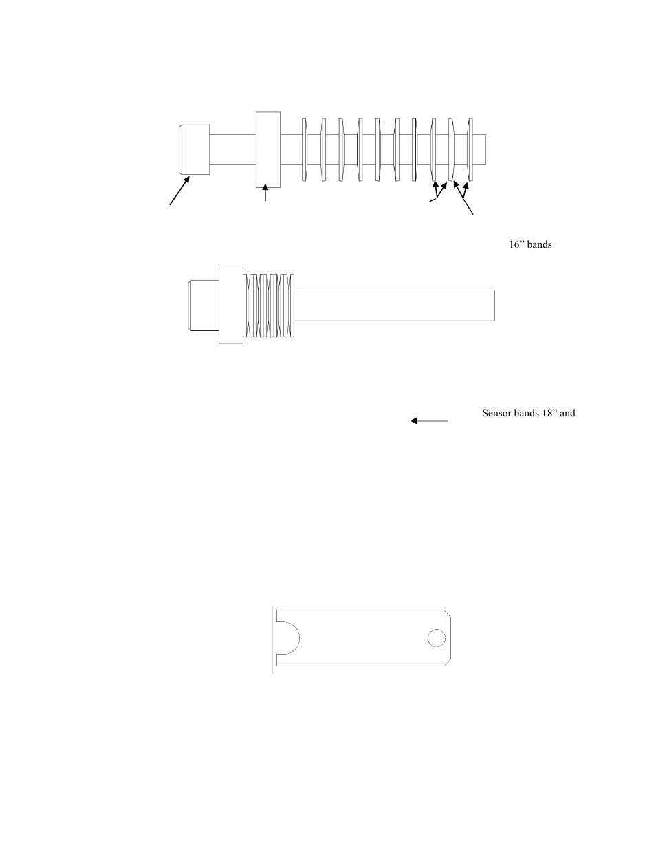 Figure 10, Sensor band screw assembly -16, Figure 11 | Sensor band spacer gauge -16 | CiDRA SONARtrac PW VF-100 User Manual | Page 34 / 272