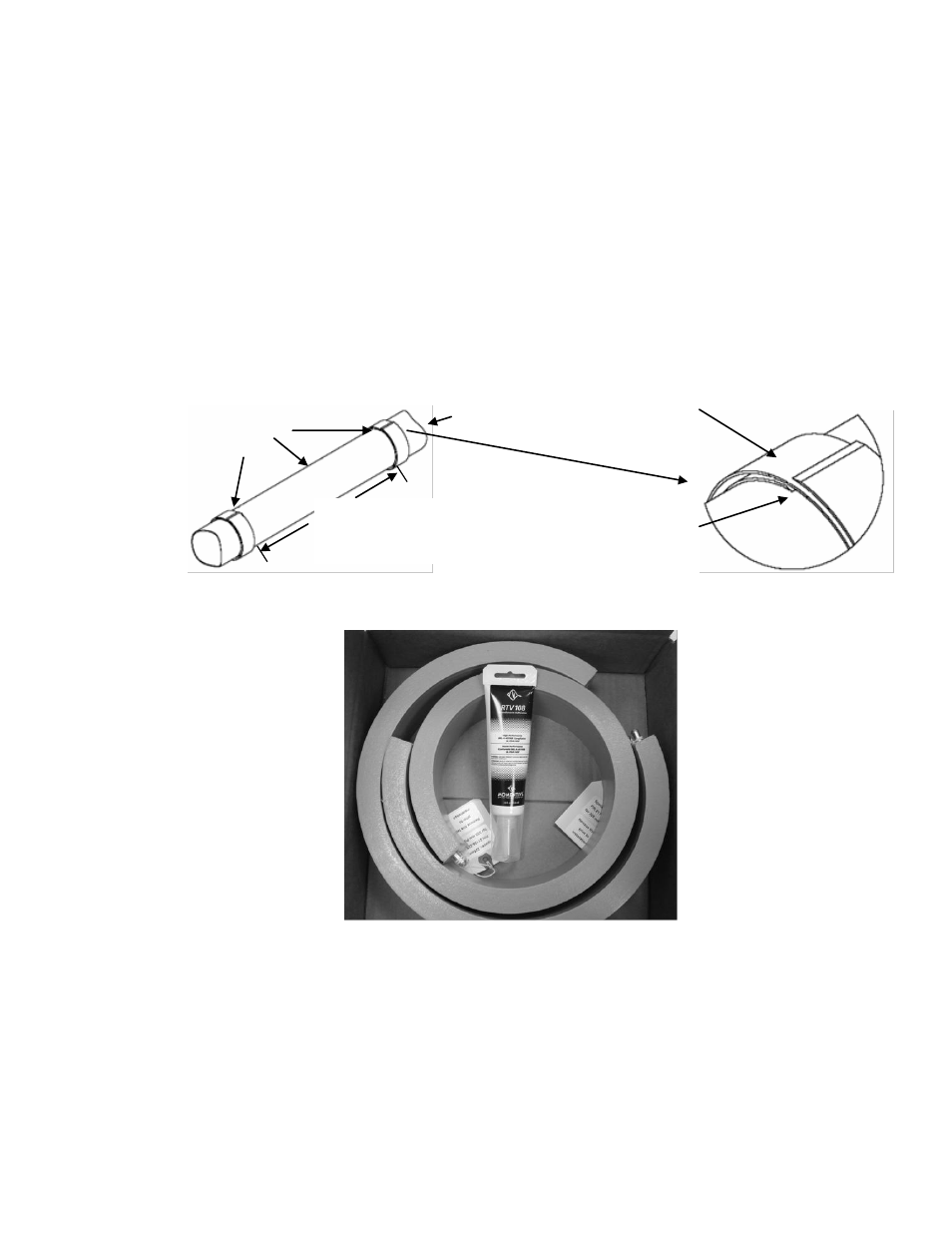 Figure 50, Elastomer strip installation on pipes -47, Figure 51 | Rubber adapter ring kit -47 | CiDRA SONARtrac PW VF-100 User Manual | Page 65 / 272