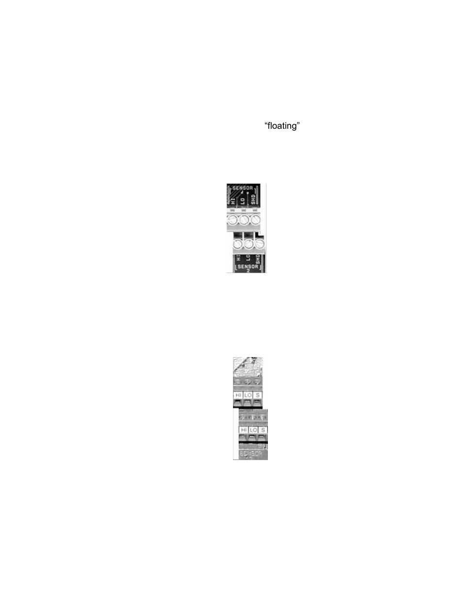 4 transmitter input connections (section #2), 1 transmitters with non-pluggable terminal blocks, 2 transmitters with pluggable terminal blocks | Transmitter input connections (section #2) -16, Figure 10, Transmitter sensor terminals -16, Figure 11 | CiDRA SONARtrac PW VF-100 User Manual | Page 82 / 272