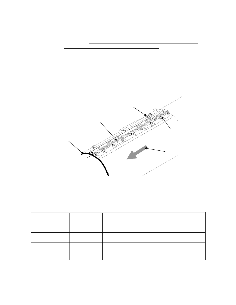 Figure 7 sensor band screw and alignment pins -6, Table 4 gauge block and screw size table -6 | CiDRA SONARtrac HD GVF-100 User Manual | Page 24 / 135