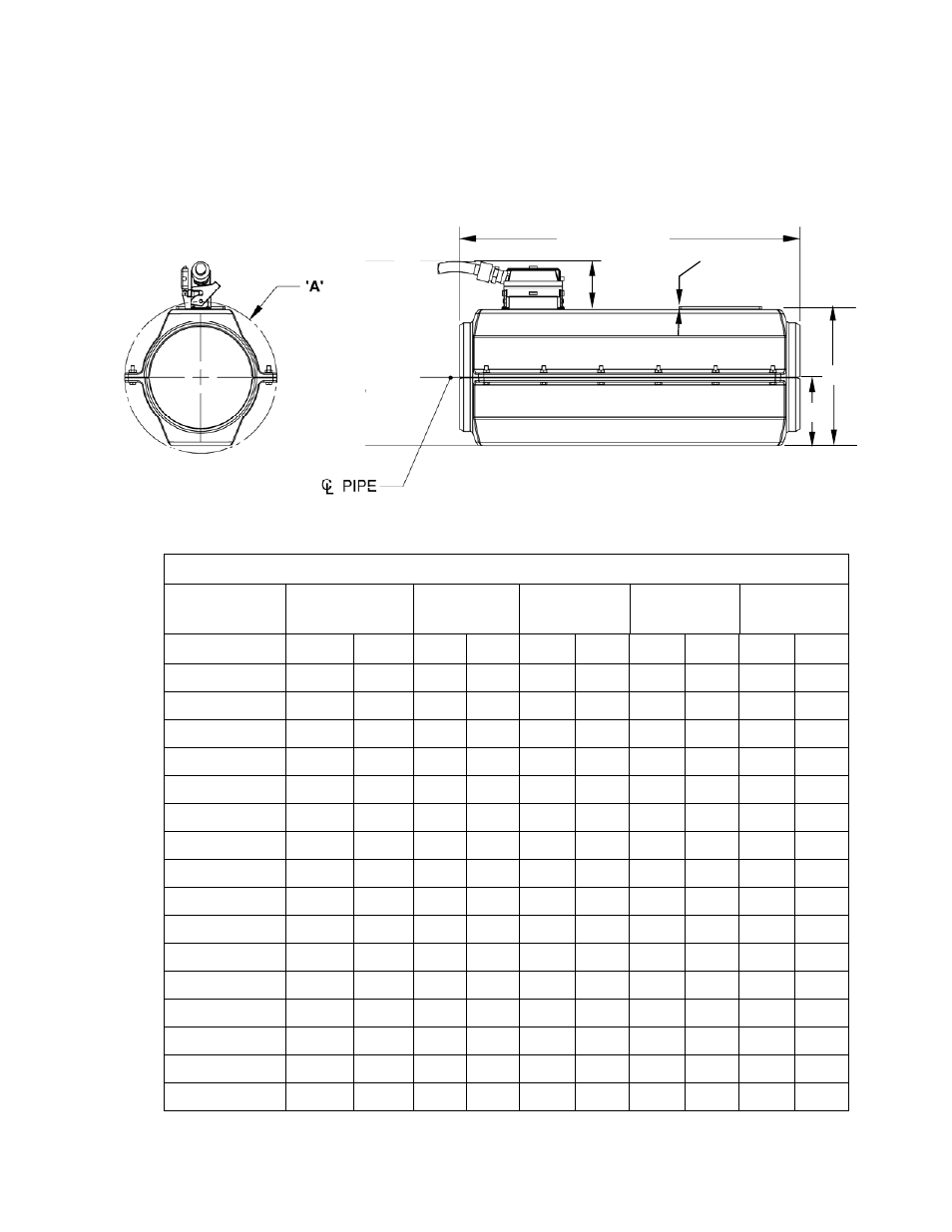 A1.7 fiberglass sensor head cover envelope | CiDRA GVF-100 Gas Volume Fraction Monitoring System User Manual | Page 106 / 126