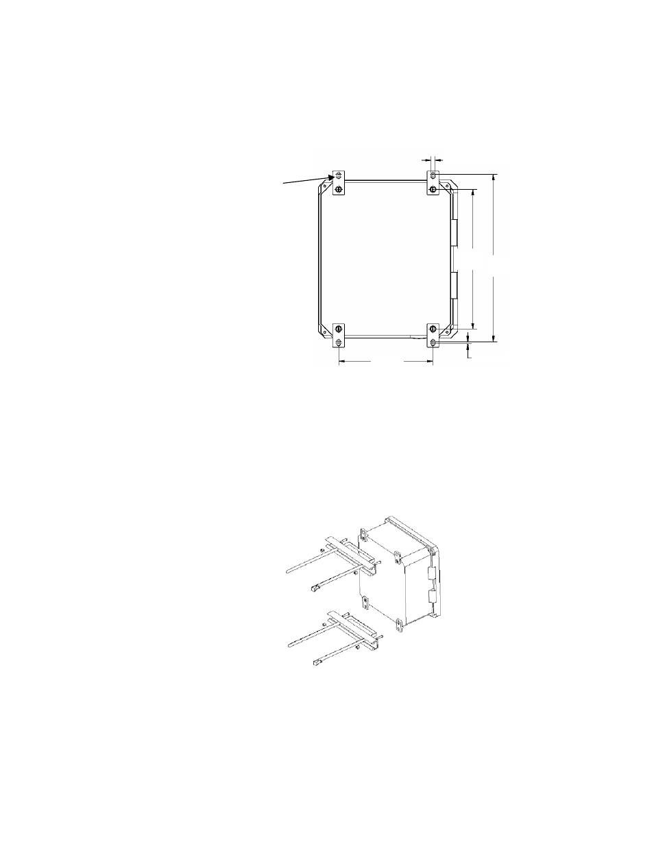 1 bulkhead mounting, 2 pipe mounting, 1 bulkhead | Mounting -2, 2 pipe | CiDRA GVF-100 Gas Volume Fraction Monitoring System User Manual | Page 41 / 126
