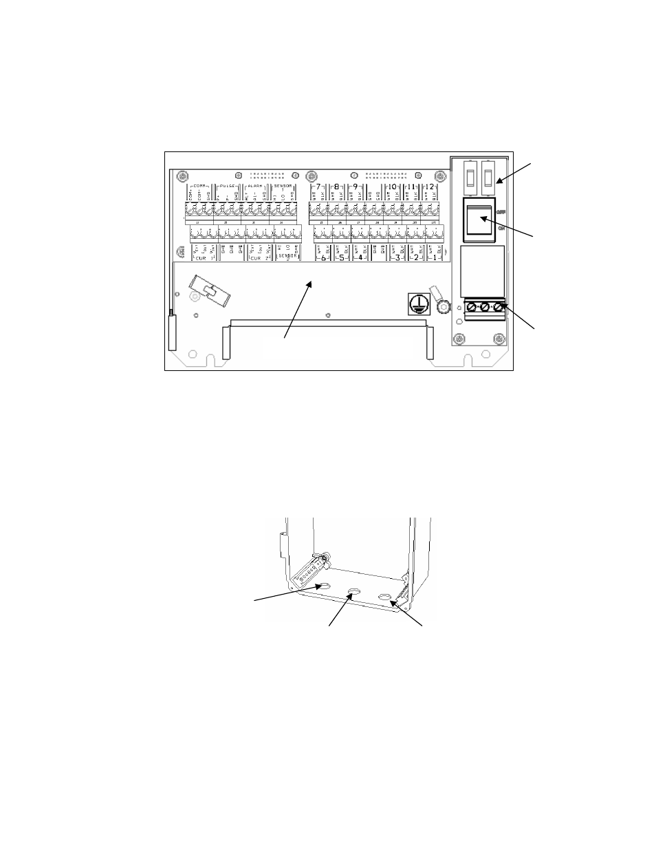 4 transmitter cable connections, 1 transmitter housing cable entry, 4 transmitter cable connections -3 | 1 transmitter housing cable entry -3 | CiDRA GVF-100 Gas Volume Fraction Monitoring System User Manual | Page 42 / 126