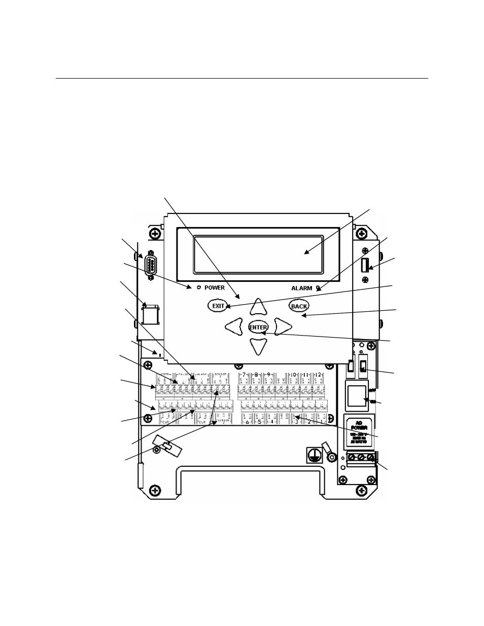 9 transmitter functions, 1 transmitter layout, 9 transmitter | Functions -1, 1 transmitter, Layout -1, Figure 43 transmitter layout -1, Transmitter functions | CiDRA GVF-100 Gas Volume Fraction Monitoring System User Manual | Page 52 / 126