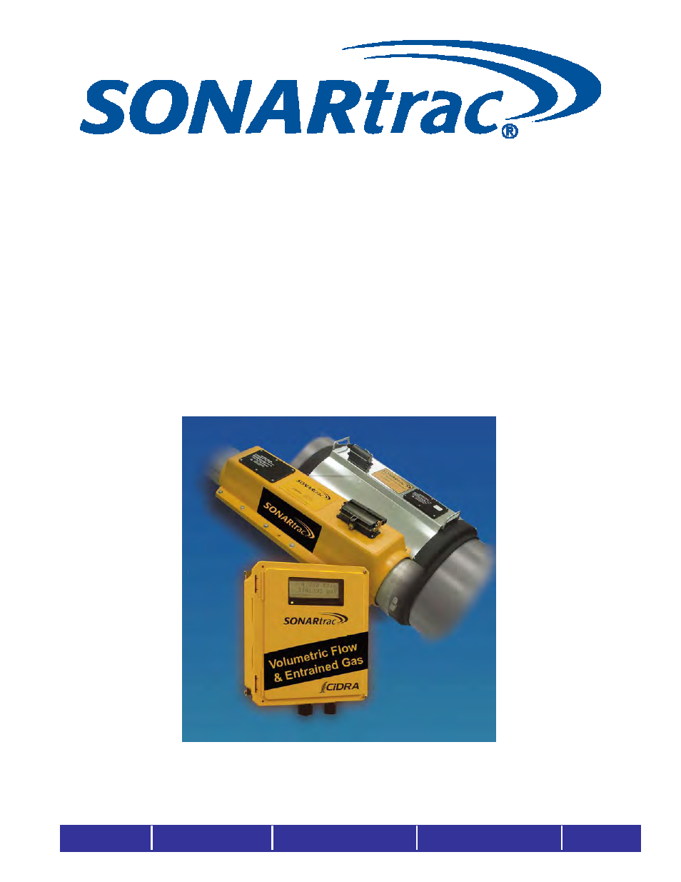 CiDRA SONARtrac Quick Start User Manual | 30 pages