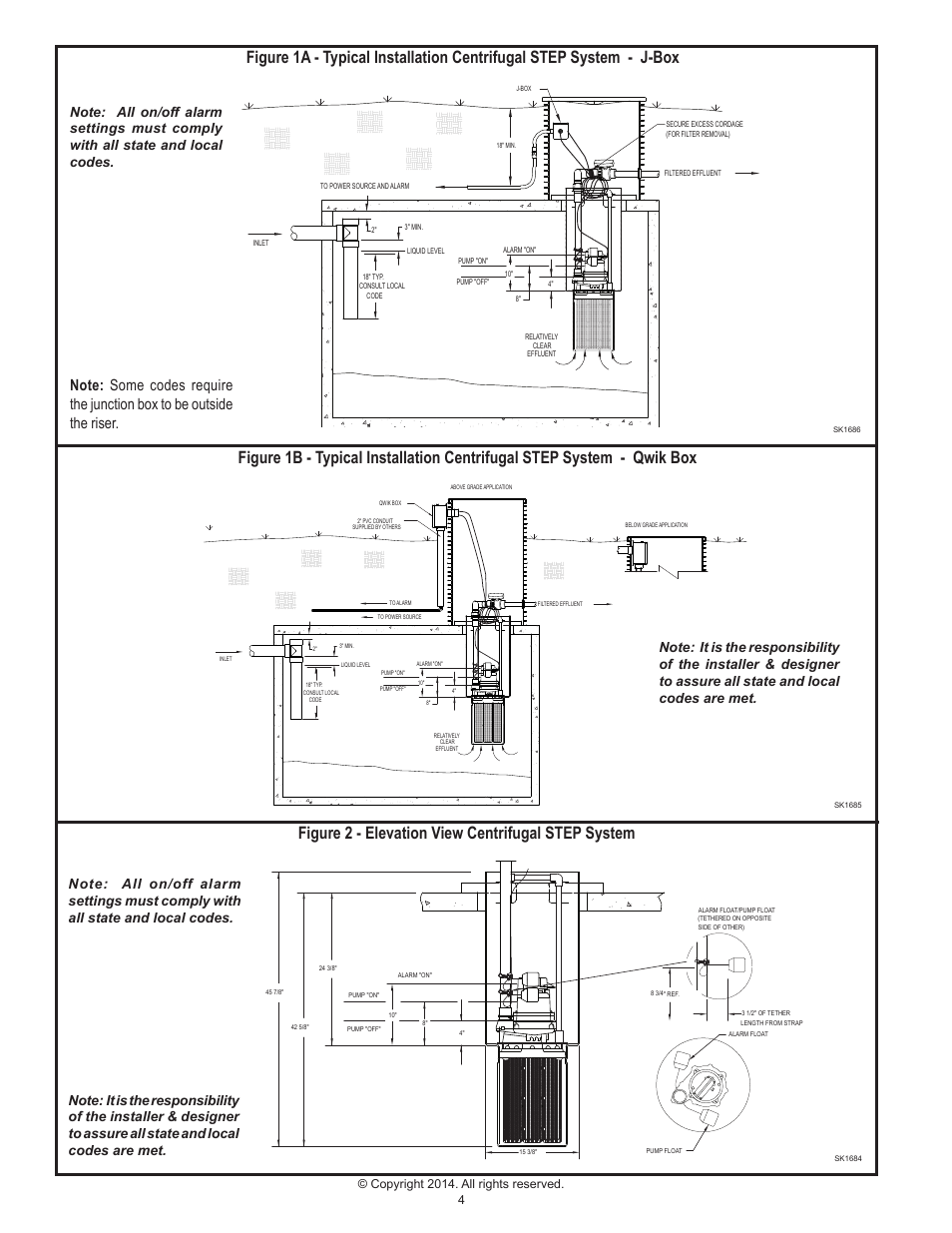 Figure 2 - elevation view centrifugal step system | Clarus Environmental Centrifugal STEP Systems User Manual | Page 4 / 8