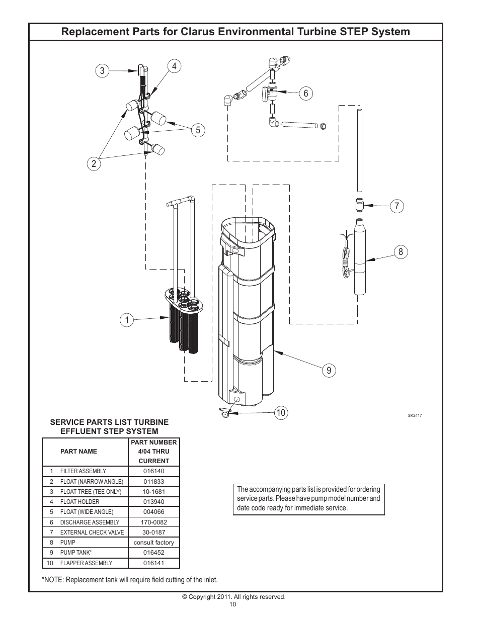 Clarus Environmental Turbine STEP Systems User Manual | Page 10 / 12