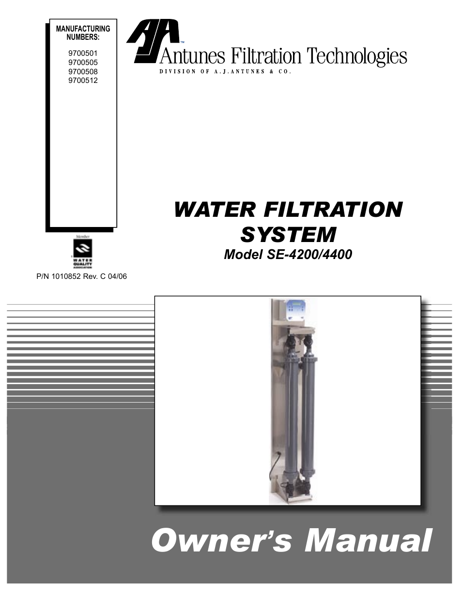 Antunes, AJ SE-4200/4400 User Manual | 24 pages