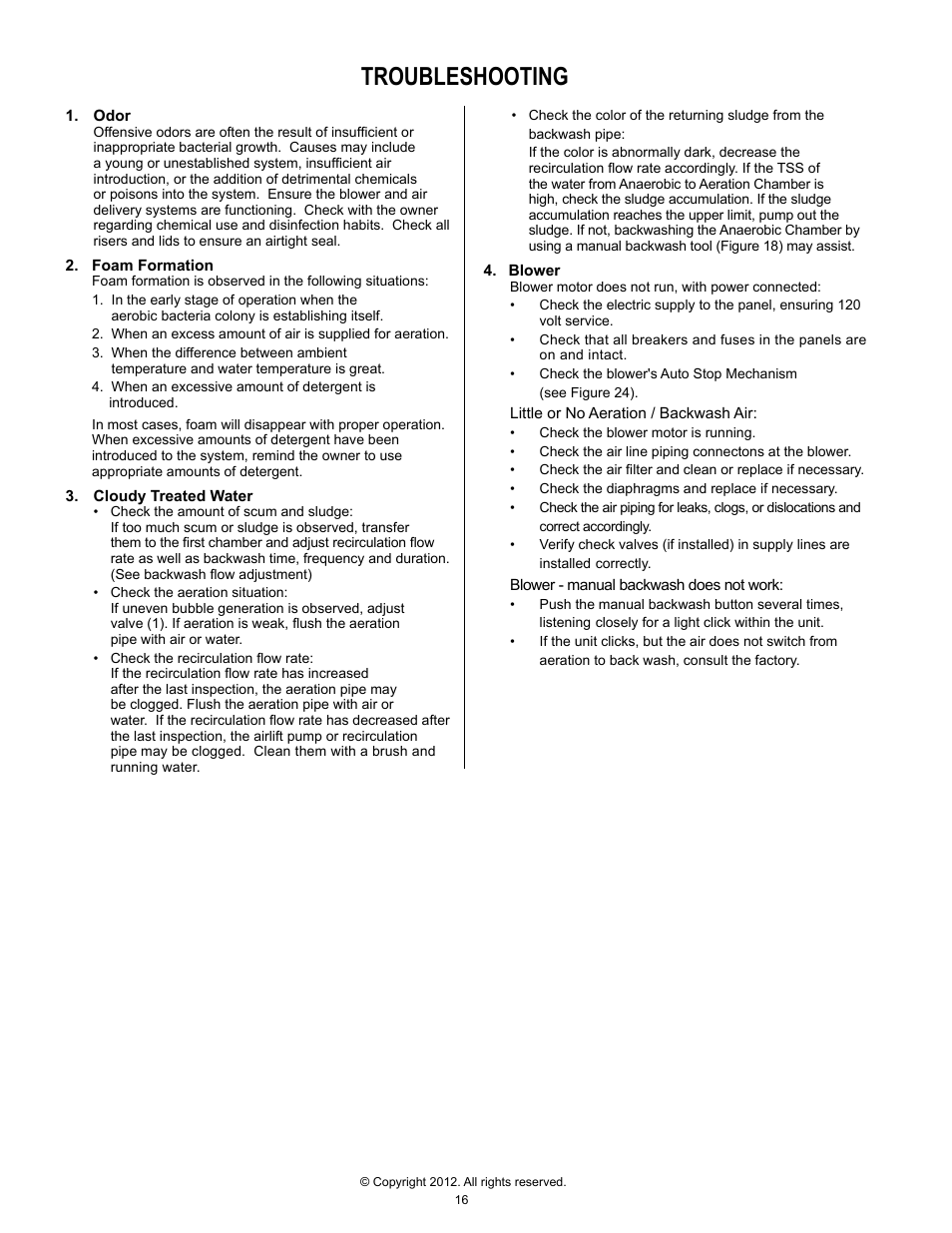 Pr el im in a ry pr el im in a ry | Clarus Environmental Fusion Series Treatment Systems 450/600/800 User Manual | Page 16 / 20