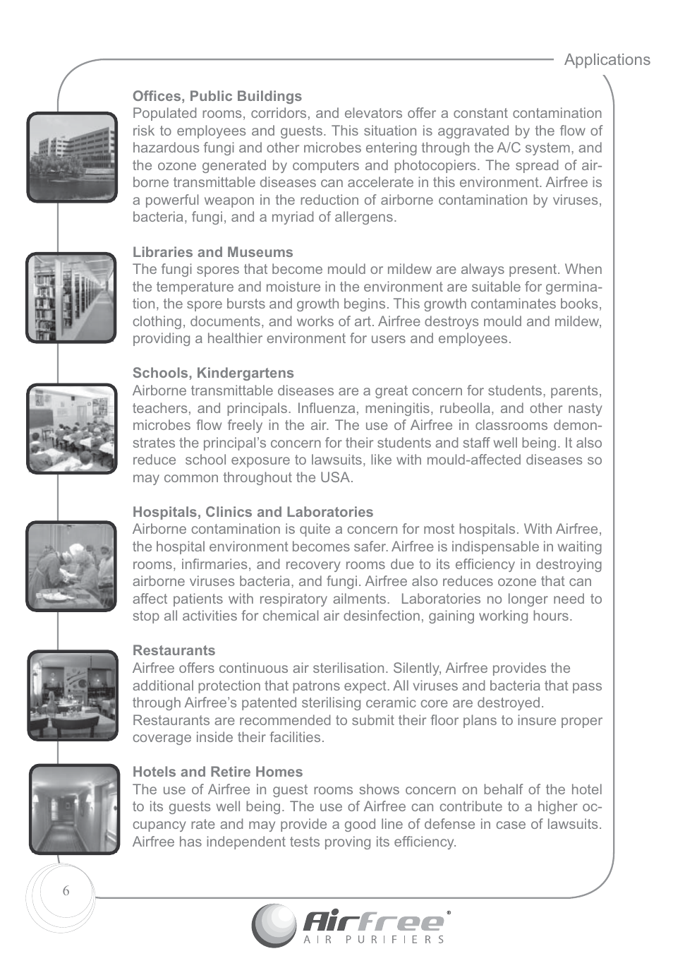 Airfree P60 User Manual | Page 8 / 24