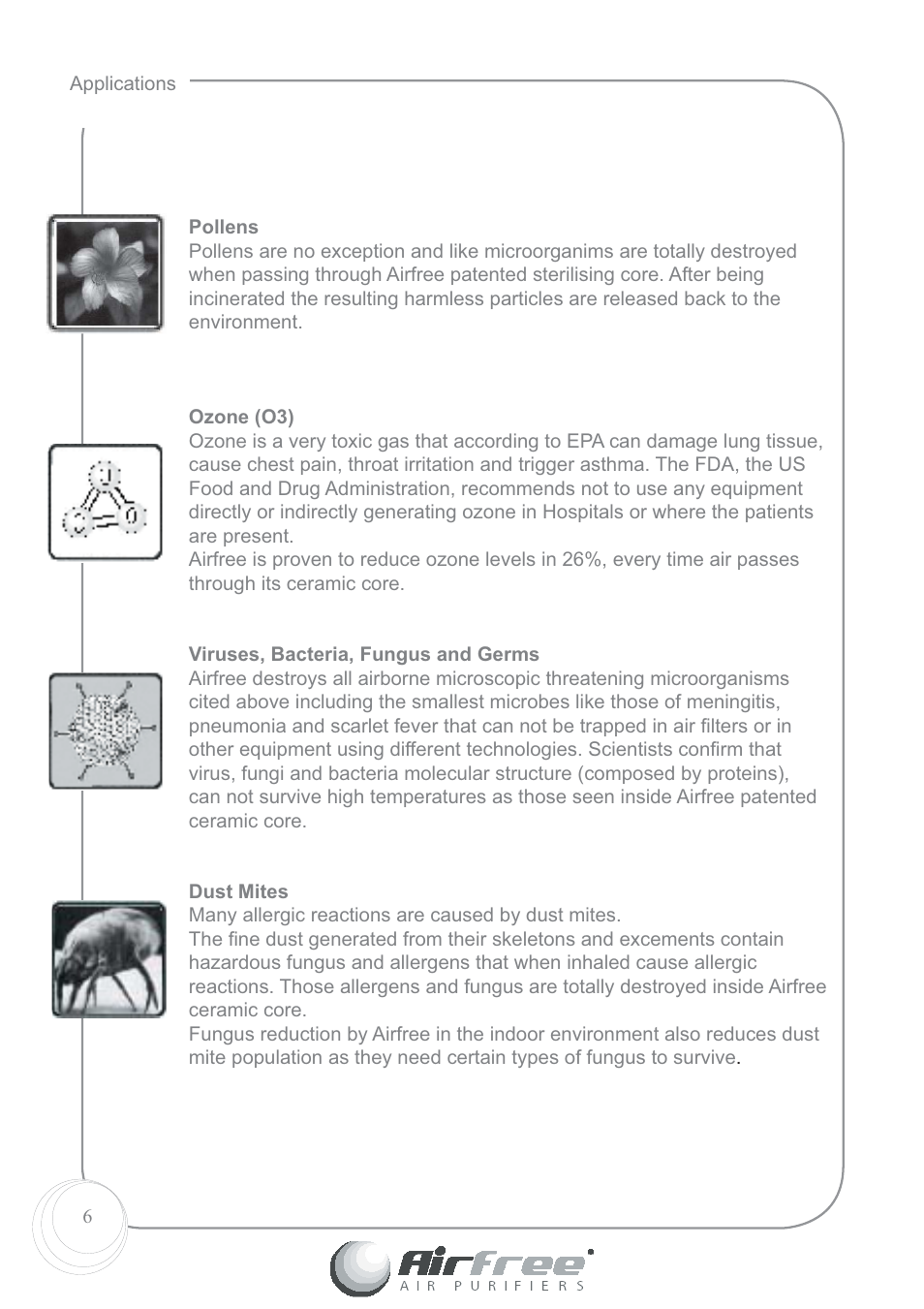 Airfree 60 User Manual | Page 8 / 24