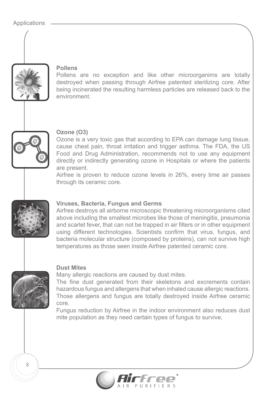 Airfree P1000 User Manual | Page 10 / 24