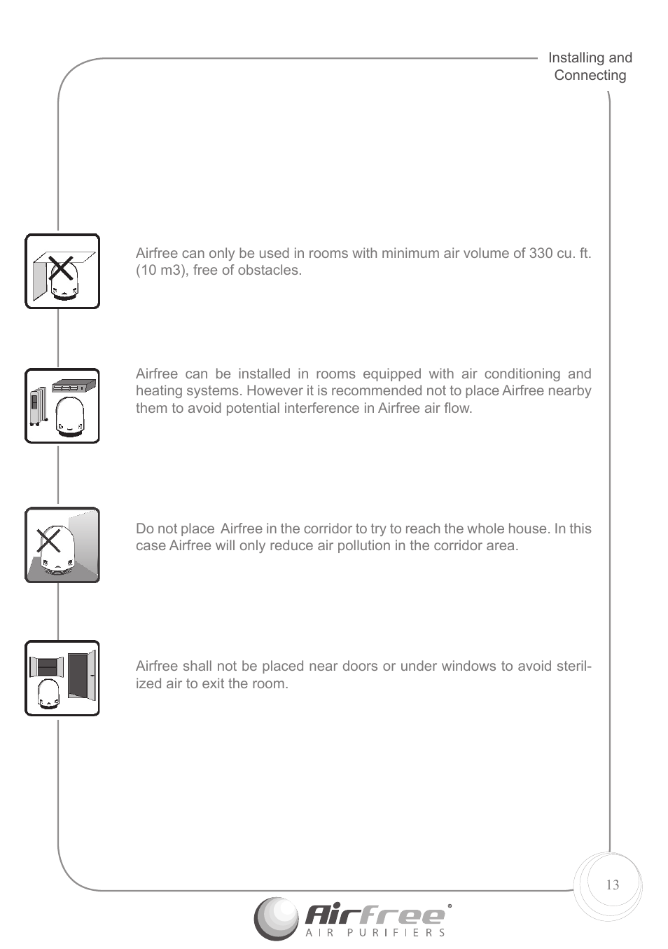 Airfree P1000 User Manual | Page 15 / 24