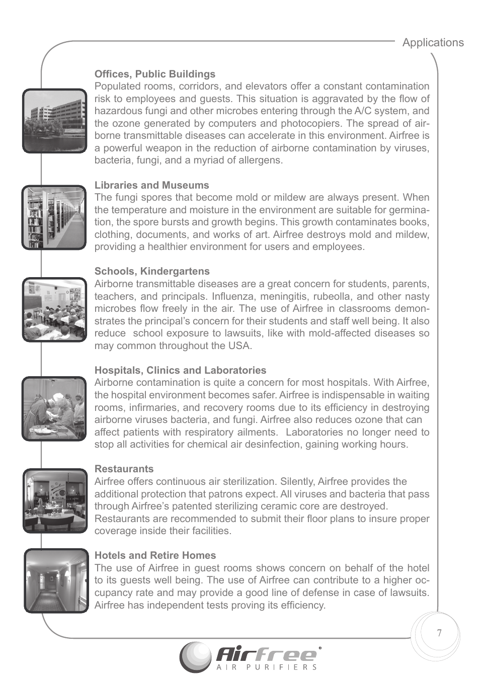 Airfree P1000 User Manual | Page 9 / 24