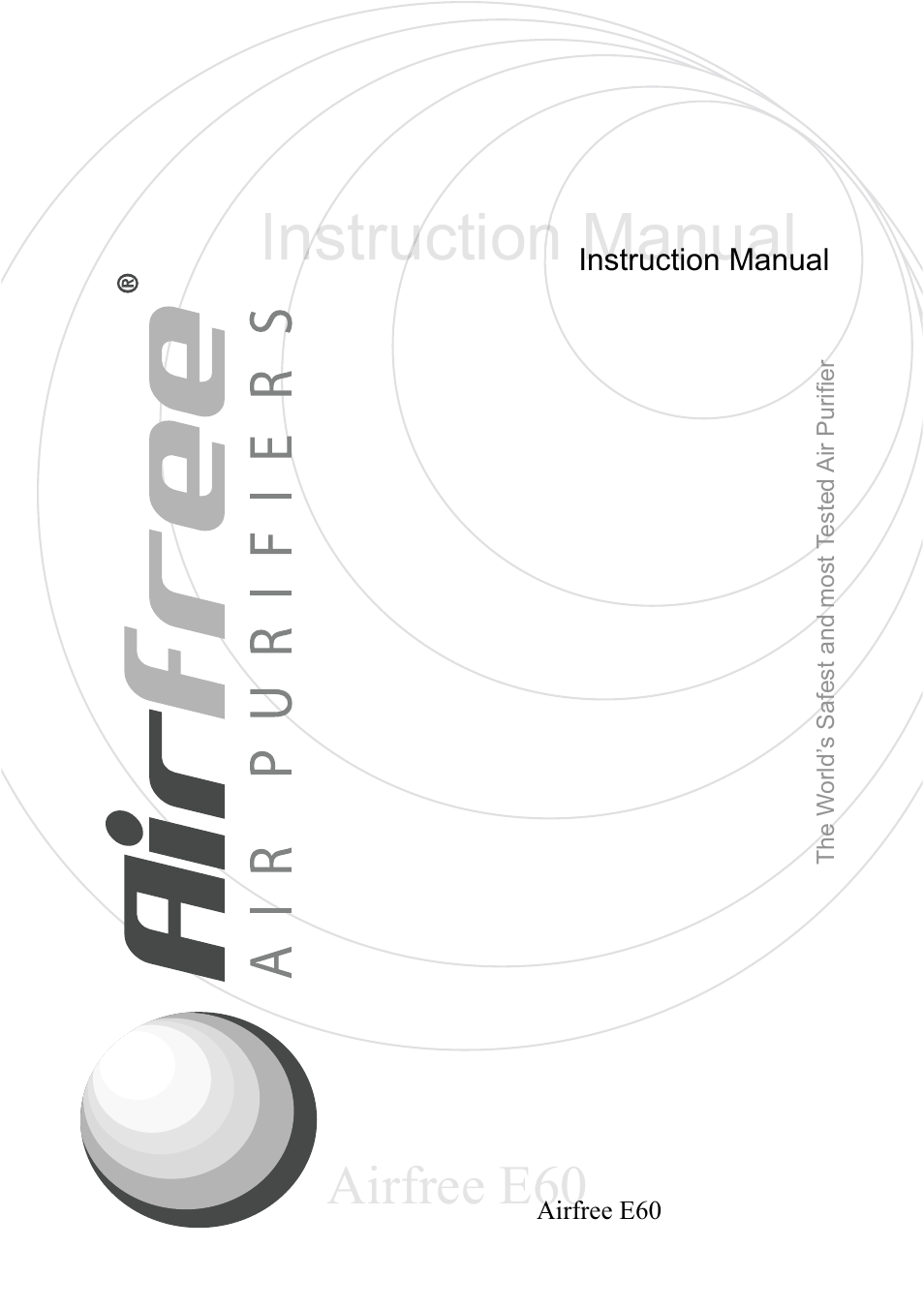 Airfree E60 User Manual | 24 pages