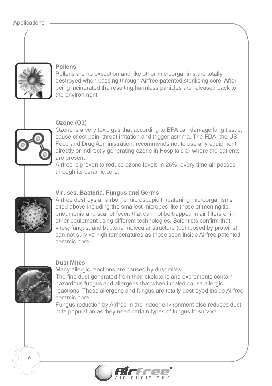 Airfree E60 User Manual | Page 8 / 24