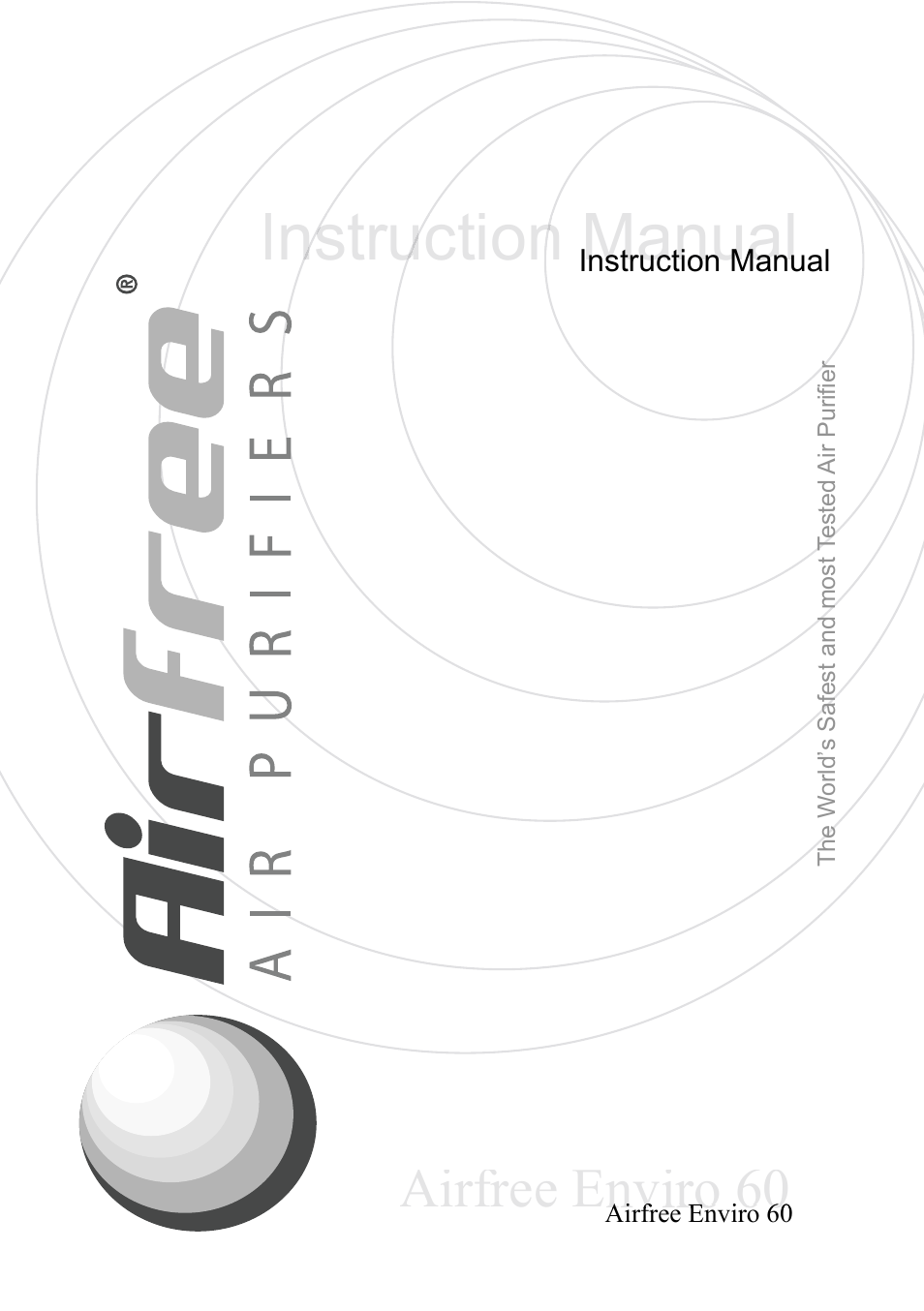 Airfree Air Purifiers Enviro 60 User Manual | 24 pages