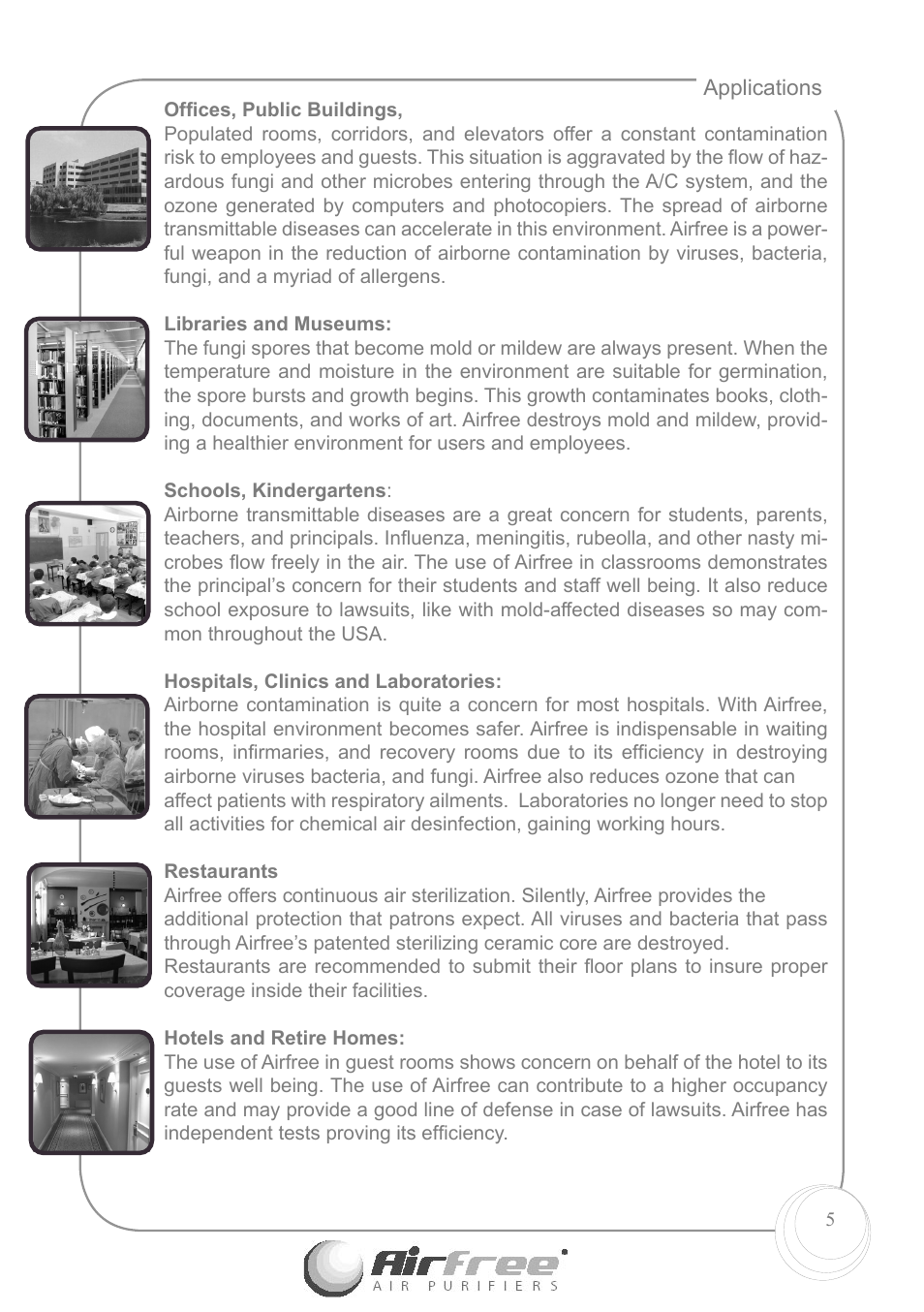 Airfree Air Purifiers Enviro 60 User Manual | Page 7 / 24