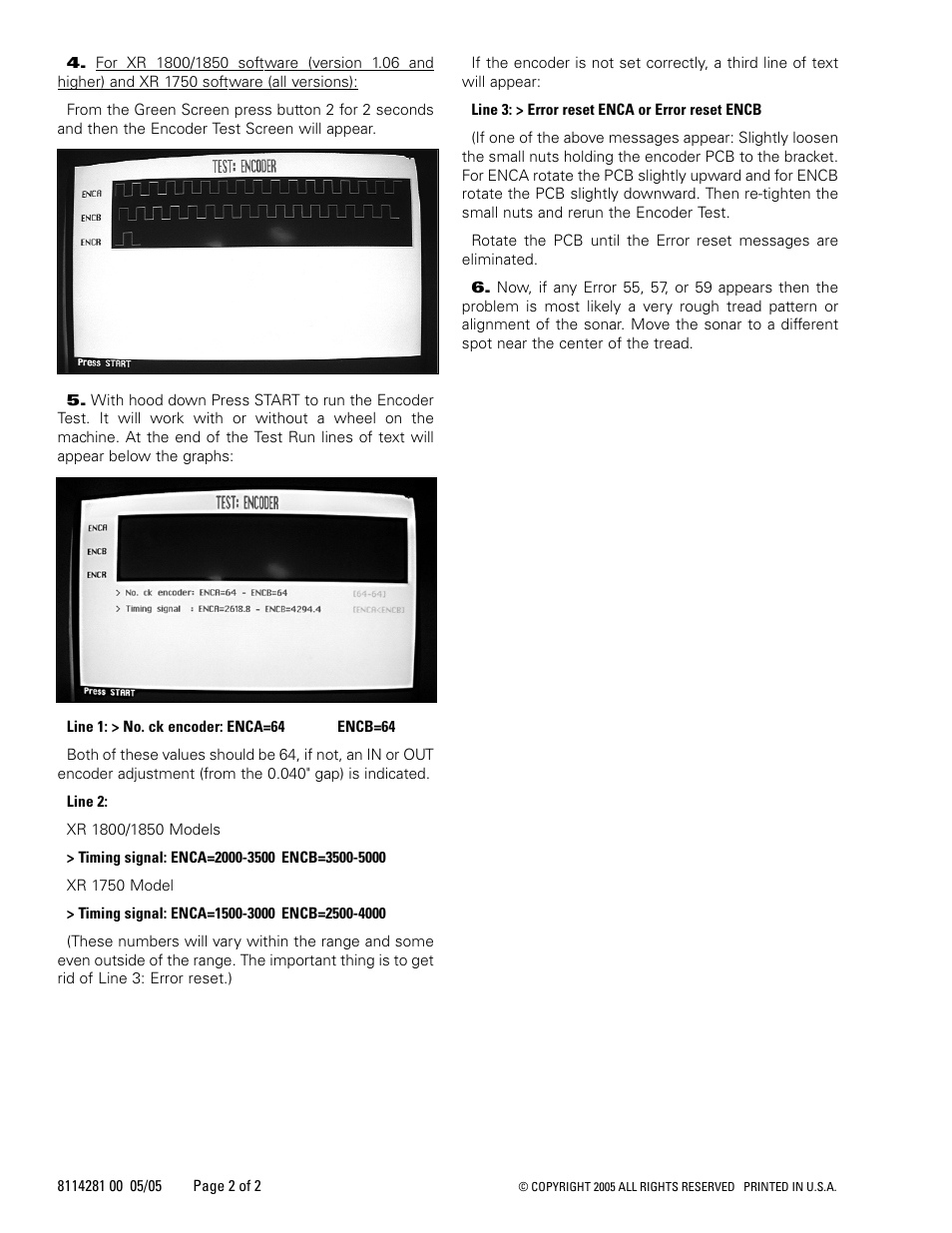 COATS Kit 8142331 Encoder Gapping Tool User Manual | Page 2 / 2